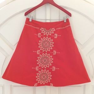 VINTAGE Anthropologie Gilded Dawn Skirt by Lithe
